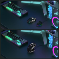 LexonElec x Attack Shark X11 bezdrátová herní myš s RGB magnetickou nabíjecí kolébkou, senzor PixArt PAW3311, ultralehká 59 g tě